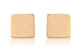 Gold Cube for Sale Canada 9ct Rose Gold Cube Stud Earrings