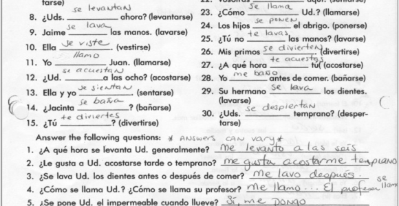 Hayes School Publishing Spanish Worksheets Answers Hayes School Publishing Co Inc No Hs701 Students