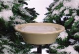 Heated Bird Bath Menards Heated Stone Colored Birdbath with Deck and Pole Mount at