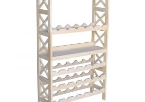 Home Depot Wire Shoe Racks International Concepts 24 Bottle Unfinished solid Wood Wine Rack Wr