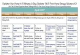 Home Storage solutions 101 52 Week Challenge Free Printable April 2017 Decluttering Calendar with Daily 15 Minute