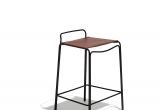 Industry West Trace Bar Stool Trace Counter Stool Leather