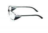 Leather Side Shields for Glasses Metal Full Frame Radiation Glasses with Slim Side Shields Rg 525