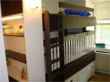 Loft Bed with Crib Underneath Hand Crafted Bunkbed Crib by Endless Design Custommade Com