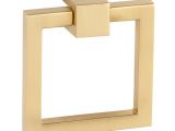 Lucite and Brass Pulls Alno Creations Cabinet Hardware Convertibles Ring Pulls 2