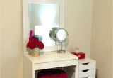 Makeup Vanity Ideas for Small Spaces Espresso Makeup Table with Ideas Enchanting Vanity for