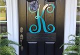 Monogram Initials for Front Door Initial Monogram Front Door Wreath From Housesensations