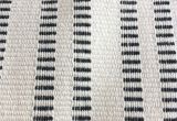 Mudcloth Cotton Fabric by the Yard 10 Yards Black Ivory Stripe Upholstery Fabric Mudcloth Fabric