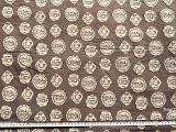 Mudcloth Cotton Fabric by the Yard Coins Quirky Print Fabric Block Print Fabric Mudcloth Jaipur Etsy