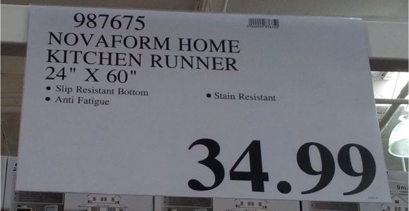 Novaform Anti-fatigue Kitchen Mat Costco Novaform Home Anti Fatigue Kitchen Runner Mat Costco