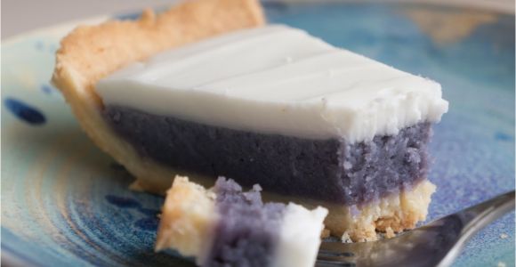 Okinawan Sweet Potato Pie Hawaii Hawaiian Okinawan Sweet Potato Pie with Haupia topping