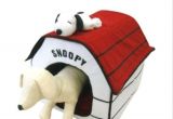 Peanuts Snoopy Dog House Tent Portable Dog Cat Pet Dome Collapsible Shading Tent Outdoor