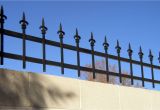 Plastic Wrought Iron Fence toppers Decorative Wrought Iron Fencing Examples Sun King Fencing