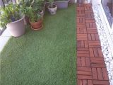 Review Of Ikea Runnen Decking Balcony with Artificial Grass Decking and Plants Balconies In