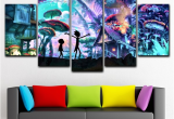 Rick and Morty 5 Piece Canvas Rick and Morty 5 Piece Canvas the Window Shopping