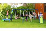 Sportspower Mountain View Metal Swing Set Natus Inc Mountain View Metal Trampoline Slide and Swing