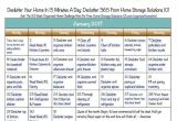 Taylor at Home Storage solutions 101 Free Printable January 2017 Decluttering Calendar with Daily 15