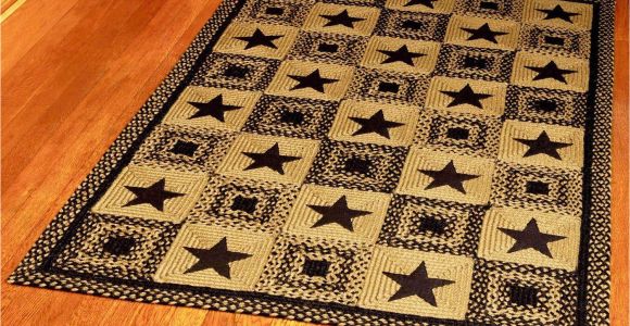 Texas Lone Star area Rug Ihf Home Decor Rectangle area Accent Braided Jute Rug 5 X 8