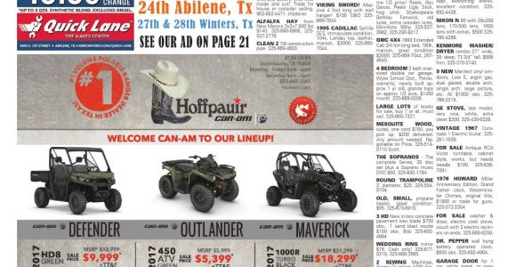 Texas Tire Shop Abilene Tx American Classifieds Abilene 01 19 17 by American Classifieds