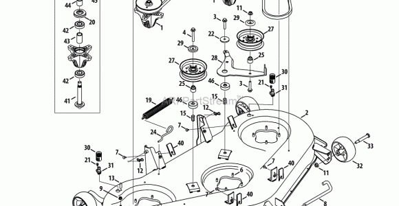 Troy Bilt Super Bronco 50 Belt Diagram Troy Bilt 13wqa2kq011 Super Bronco 50 2015 Parts Diagram