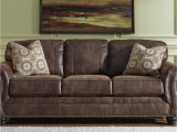 Types Of Fake Leather Couches Faux Leather sofa with Rolled Arms and Nailhead