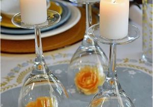 Upside Down Wine Glass Centerpiece Upside Down Wine Glass Wedding Centerpiece Easy Wedding Diy