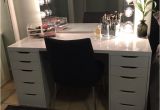 Vanity Mirror with Light Bulbs Ikea 25 Basta Ikea Makeup Vanity Ideerna Pa Pinterest