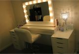 Vanity Mirror with Light Bulbs Ikea Rogue Hair Extensions Ikea Makeup Vanity Hollywood Lights