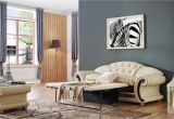 Versace Living Room Set Beige Versace Leather sofa Versace Beige sofa Esf Furniture