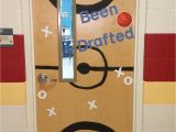 Winter Door Ideas for School for A Basketball themed Classroom Basketball Decorations Sports